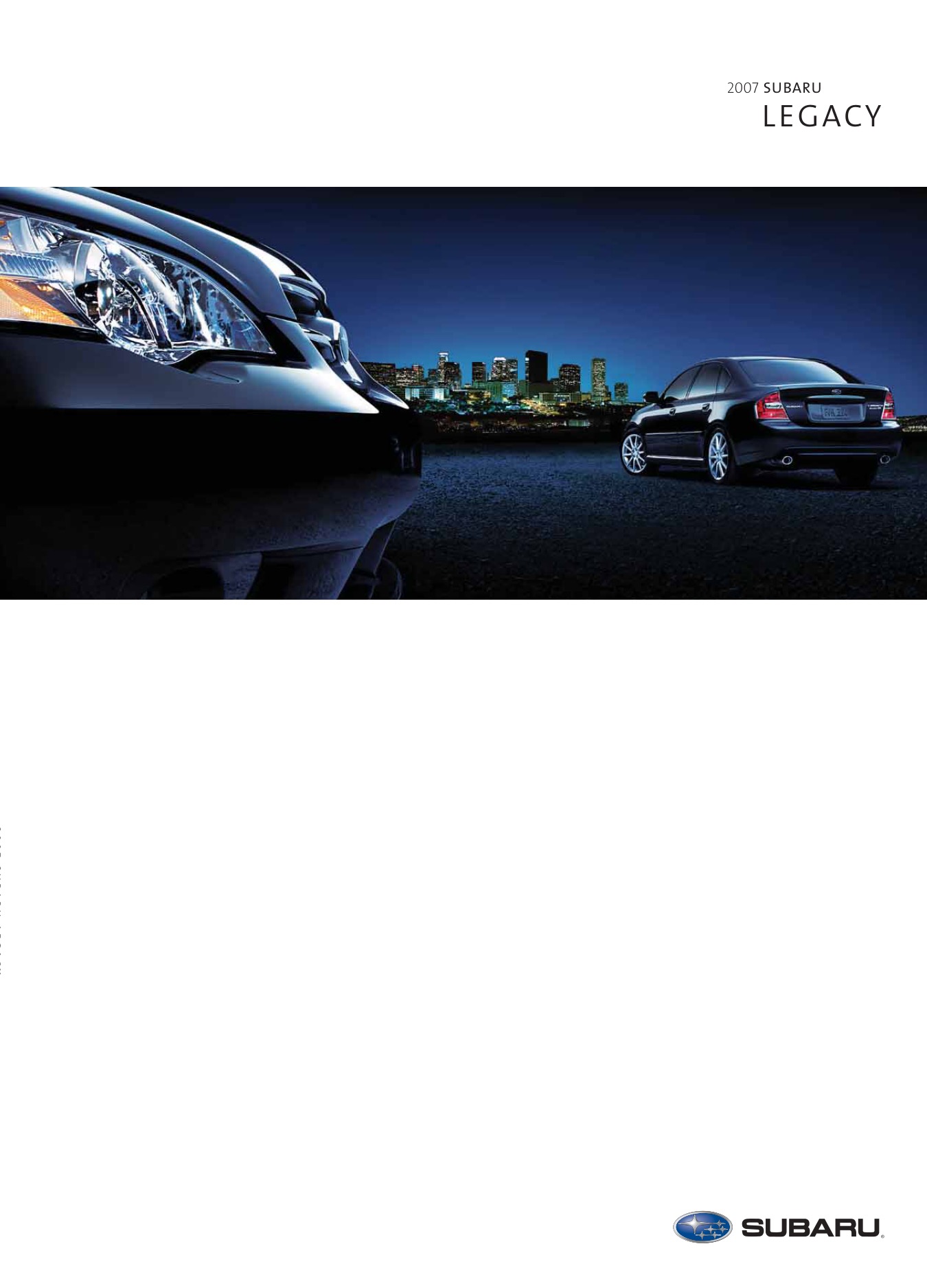 2007 Subaru Legacy Brochure Page 13